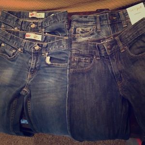 Lot of 4 pairs boys jeans